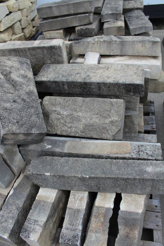 lot 1485 image: Lot of 2 Pallets of Cut Stone - Approx. 80 Pieces