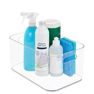 lot 1021 image: STORi Bliss XL Clear Plastic Storage Bin, Pantry Organizers & Storage Containers, Home Organization Must Haves for Kitchen, Laundry Room, Office, Closet, 12�� x 8�� Made in USA