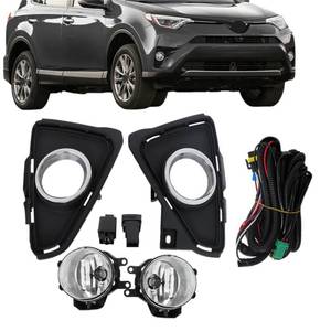 lot 1027 image: waltyotur Pair Driving Fog Lamps Assembly Replacement for RAV4 2016 2017 2018 Fog Lights Driver Left and Passenger Right Side Front Bumper Replacement for 81210-60200 81220-60120