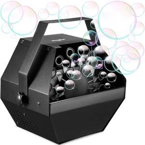 lot 1952 image: Theefun Bubble Machine 750ML Metal Automatic Bubble Maker, Portable Professional Bubble Blower Operated by Plug-in Bubble Toys for Parties Weddings Indoor and Outdoor Use