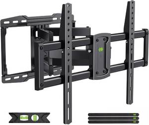 lot 1965 image: USX Mount Full Motion TV Wall Mount for 42-85 inch, TV Mount Swivel and Tilt,Wall Mount Bracket with Dual Articulating Arms Up to 132lbs, VESA 600x400mm, Max 16 Wood Studs, UL Listed XML019