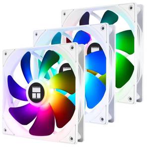 lot 2001 image: Thermalright TL-C14CW-S X3 14CM Silent Cooling Fan,White Compurter Cooling Fan,CPU Coolers with 1500RPM High Speed,4-Pin PWM Connector,3 Quantities