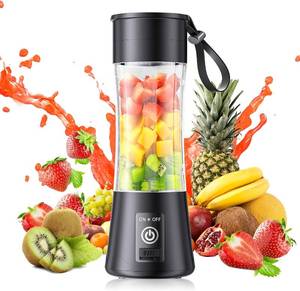 lot 2403 image: Cordless Mini Blender Make Smoothies & Shakes - Portable Blender with 380ML BPA-Free Travel Cup, USB Rechargeable, Easy to Clean, Suit in GymOffice