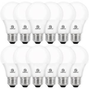 lot 2427 image: E ENERGETIC LIGHTING Dimmable LED Light Bulbs, 60W Equivalent, Cool White 4000K, 8W 800 Lumens LED Bulbs, E26 Base Standard Light Bulbs, ETL Listed, 12 Packs