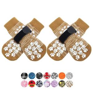 lot 2435 image: EXPAWLORER Anti Slip Dog Socks to Prevent Licking Paws, Dog Shoes for Hot Pavement, Dog Booties for Small Medium Large Senior Dogs, Traction Control Boots & Paw Protectors for Hardwood Floors
