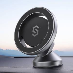 lot 2472 image: SYNCWIRE for MagSafe Car Mount - 360 Rotation Magnetic Phone Holder for Car Dashboard, Strong Magnet Car Phone Holder Mount Compatible iPhone 17 Pro Max Air 16 15 14 13 - Car Accessories for Women Men