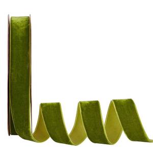 lot 2491 image: arricraft 18.5 Yards � 1 Inch Christmas Single Side Velvet Ribbon, Green Velvet Ribbon,Satin Ribbons Roll for Wedding, Gift Wrapping, Hair Bows, Flower Arranging, Home Decorating (Olive)