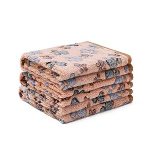 lot 4007 image: Luciphia 1 Pack 3 Blankets Super Soft Fluffy Premium Fleece Pet Blanket Flannel Throw for Dog Puppy Cat Paw BrownPinkWhite Medium(30x20 inch)