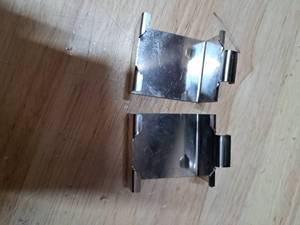 lot 4014 image: Metallic DIN Rail End Clamps