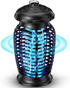 lot 5853 image: CACULE Bug Zapper Outdoor 4200V Electronic Mosquito Zapper Fly Traps Outdoor Mosquito Repellent Killer InsideOutside for Home, Patio, Backyard, CA-Blue A1