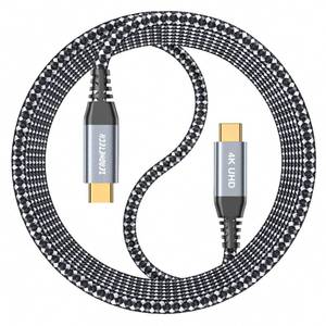 lot 6249 image: ZeroneTeck Long USB C Monitor Cable 10FT, 4K60Hz Video Output 100W PD Charging, 5Gbps Data Transfer, Long USB C 3.2 Gen 2�2 Cable for MacBook, iPad, Dell, LG, ARZOPA, KYY for Portable Monitor