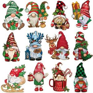 lot 6258 image: RINOLY 24pcs Christmas Gnome Hanging Ornaments, Wooden Christmas Tree Decorations