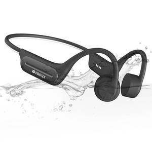 lot 6320 image: Voistek Bone Conduction Headphones Wireless Bluetooth Open Underwater Headphones with MP3-Player & IP68 Waterproof for Swimming Snorkeling Pool Running Cycling, Adjustable Fit for All Head Sizes