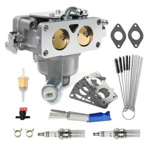 lot 6329 image: CANZILLA 796227 Carburetor Compatible with BS V-Twin Engine, Carb Replacement with Gasket for Lawn Mower Fits 407777 40N877 40R877 445677 445877 44L777 44M777 44P777 44R677 Tractor Motor