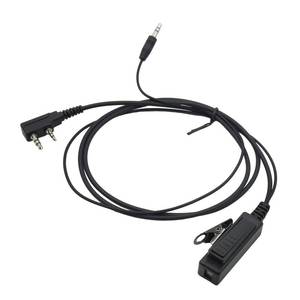 lot 6338 image: JUYODE Noise Cancelling Headset Audio Adapter 2-Pin K1 Plug to 3.5mm Walkie Talkie Connector for Baofeng UV-5R UV-82HP BF-F8HP BF-888S AR-152 Kenwood TK-2312 Archsell AR-5 Retevis RT17 RT21