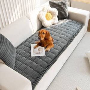 lot 7149 image: Mivnue Pet Couch Cover, Couch Covers for Dogs, Washable Dog Sofa Covers Couch Protector, Fuzzy Non Slip Couch Slipcover Pet Friendly