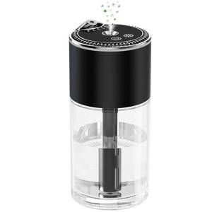 lot 8317 image: Essential Oil Diffuser, Car Air Fragrance Freshener, Aromatherapy Diffusers for Home Large Room, Bedroom, Car, Office, Desk with Starry Sky Light 8.5oz Capacity (Black)