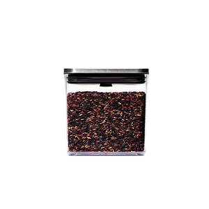 lot 8331 image: OXO Steel POP Container Short Rectangle- 1.7 Qt for Brown Sugar, Dried Beans and More,Grey