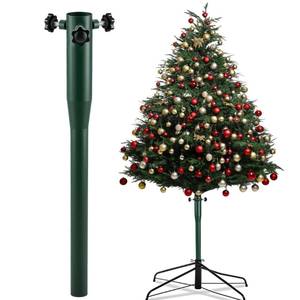 lot 8342 image: 14.8 Christmas Tree Height Extender & 3 Fixing Screws,Fits 0.5-1.41Poles for 4.5-7.5ft Artificial Trees,Christmas Tree Upright Extension Stand,Heavy Duty Metal Riser for Taller&Stable Holiday Trees