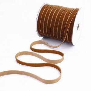 lot 8347 image: Brown Velvet Ribbon 38 Inch x 48 Yards - Soft Single Face Velvet Fabric Ribbon for Gift Wrapping, Bows, Floral Arrangements, Christmas & Holiday Decorations
