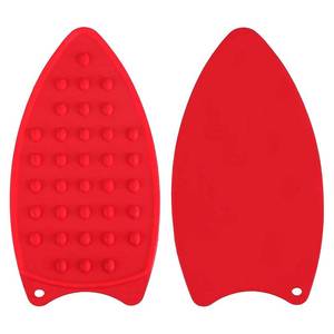 lot 8355 image: accessgood Pack of 2 Assorted Color Multi-Function Heat Resistant Silicone Mat Rest Pad for Ironing Board Steamer Iron