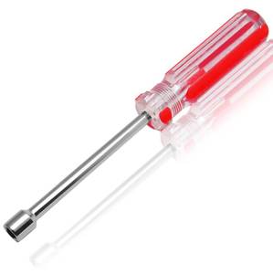 lot 8375 image: Kyuionty 516 Inch Hex Nut Driver, Socket Wrench Screwdriver with 3.7-Inch Hollow Shaft, Cushion Grip Handle