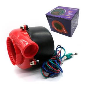 lot 13226 image: Car Turbo Whistle, Exhaust Muffler, Universal Turbo Whistle, Turbo Sound Exhaust Muffler Pipe Whistle Car Roar Make (Red Black)