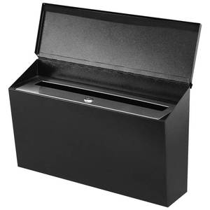 lot 13242 image: KYODOLED Locking Wall Mount Mailboxes for Outside, Large Capacity Mail Box for House with Key Lock, Security Drop Box, Metal Post Box for Home, Office Decorative,15.7  9.9  4.9in