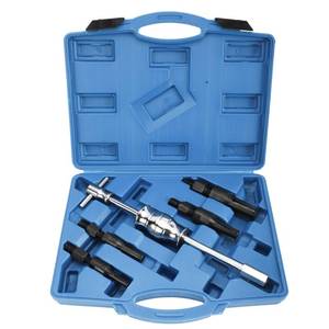 lot 13245 image: KUNTEC 5pcs Blind Inner Bearing Puller Hole Pilot Bearing Gear Puller Slide Hammer Puller Set