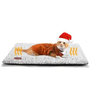 lot 13248 image: Self Warming Cat Bed Self Heating Cat Dog Mat 29.1 x 18.9 inch Extra Warm Thermal Pet Pad for Indoor Outdoor Pets with Removable Cover Non-Slip Bottom Washable