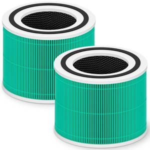 lot 13249 image: Core 300 Toxin Absorber Replacement Filter for LEVOIT Core 300 Core 300-P Core 300S Vortex Air Air Purifier, 3-in-1 H13 Grade True HEPA High-Efficiency Activated Carbon, Core 300-RF-TX, 2 Pack, Green
