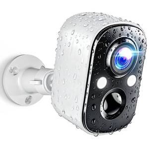 lot 14112 image: Techage Security Cameras Wireless Outdoor, 2K Battery Powered WiFi Cameras for Home Security with AI Motion Detection, Color Night Vision, 2-Way Talk, IP66 Waterproof, CloudSD Storage