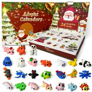 lot 14153 image: Christmas advent calendar 2025 3D printing animals, 24 Days Christmas Countdown Calender Toys Set, Xmas Gifts Advent Calendars for Boys Girls Ages 4-8 3-5 8-12 (Animal-A)