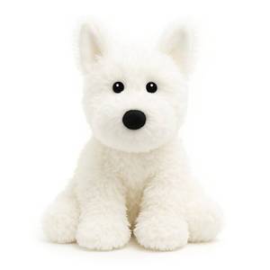 lot 15090 image: WEIGEDU West Highland White Terrier Dog White Westie Puppy Stuffed Animals Plush Toys for Kids Girls Boys Baby Birthday Bedtime Gift, 12 inches