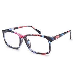 lot 16061 image: HUIHUIKK Nearsighted Oversize Myopia Glasses Everyday Use Mens Womens -2.00 Multi-colored Distance Glasses (NOT READING GLASSES)