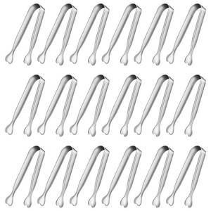 lot 16436 image: Mini Serving Tongs, Anytrp 18-Packs Stainless Steel Sugar Tongs, 4.3inch Ice Tongs Kitchen Appetizers Tongs for Coffee Bar, Tea Party, Desserts Party, Sugar and Ice Bucket