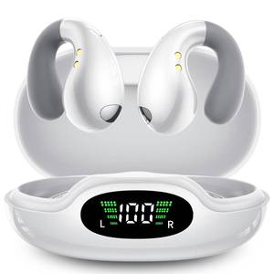 lot 16487 image: Boytond Ultra Open-Ear-Earbuds, White