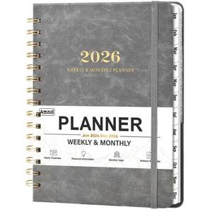 lot 16498 image: 2026 Planner - 2026 Planner Weekly and Monthly from Jan. 2026 - Dec. 2026, 5.75 X 8.25, Calendar Planner 2026 with Inner Pocket, Notes Pages