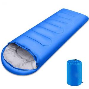 lot 17731 image: Lightweight Sleeping Bag, 3 Season Sleep Bags for Kids Adults Girls Women, Microfiber Filled Warm Cool Cold Weather 5-20 Degree for BackpackingHikingNaturehikeCamping with Compression Sack -Blue