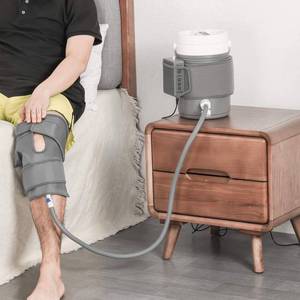 lot 1110 image: Cryo Cuff Knee Cold Therapy Machine Kit, Portable Knee Cold Compression Machine Cryotherapy Freeze System Cold Pack for Post-Surgery Recovery and Long-Term Relief Knees Injuries Pain