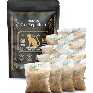 lot 2174 image: AUDQQM Cat Repellent Indoor, Cat Deterrent Scratch, Cat Pee Repellents for Furniture, Cat Urine Deterrent, Safe Stray Cat Repellant, Keep Cats Away from Rugs, Curtain, Plants-8P