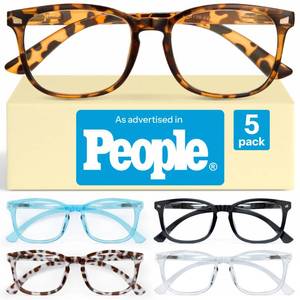 lot 2237 image: CCVOO 2.25 Reading Glasses for Women, Eye glasses, Blue Light Readers for Women, Cheaters