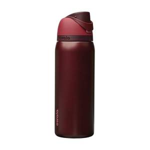 lot 2252 image: Owala FreeSip Insulated Stainless Steel Water Bottle with Straw, BPA-Free Sports Water Bottle, Great for Travel, 32 Oz, Black Cherry