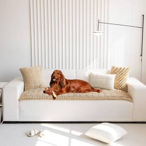 lot 2268 image: Mitid Sofa Cover Fuzzy Couch Cover for Pet, Couch Covers for Dogs Washable Non-Slip Sofa Slipcover Cushion Protector Pets Friendly Mat Bed