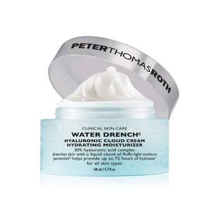 lot 2282 image: Peter Thomas Roth  Water Drench Hyaluronic Cloud Cream Hydrating Refillable Moisturizer  Hyaluronic Acid Cream For All Skin Types, Line-Smoothing, Fragrance-Free