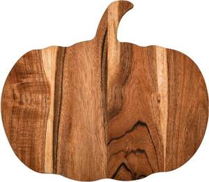 lot 2301 image: Halloween Pumpkin Shaped Wood Cutting Board for kitchen Decoration, Gothic Cutting Boards with Handle, Charcuterie Wooden Boards, Serving Platter (Pumpkin Board 12L x 13W)