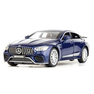 lot 2303 image: WAKAKAC 132 Diecast Car AMG GT63 Model Car Pull Back with Sound and Light Toy Car for Boys Girls Adult Gift(Blue)