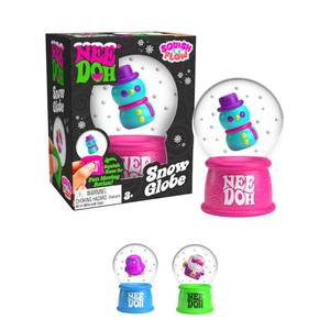 lot 4120 image: Schylling NeeDoh Squishmas Squish N Snow Globes - Christmas Squeeze Toy - Assorted Colors - Ages 3 to Adult (Pack of 1)