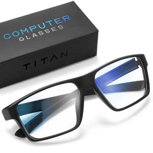 lot 4123 image: Titan Gaming Glasses, Blue Light Blocking, Night Driving Glasses for Men, Computer Protection Christmas Gift for Gamers