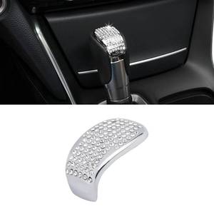 lot 4129 image: PIFOOG Accessories Fit for Honda Accord Bling Gear Shift Cover Shift Knob Stickers Accord 10th Gen Sedan Sport EX EX-L LX Interior Decoration Decals Silver